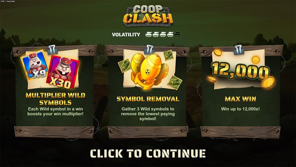 Coop Clash slot features