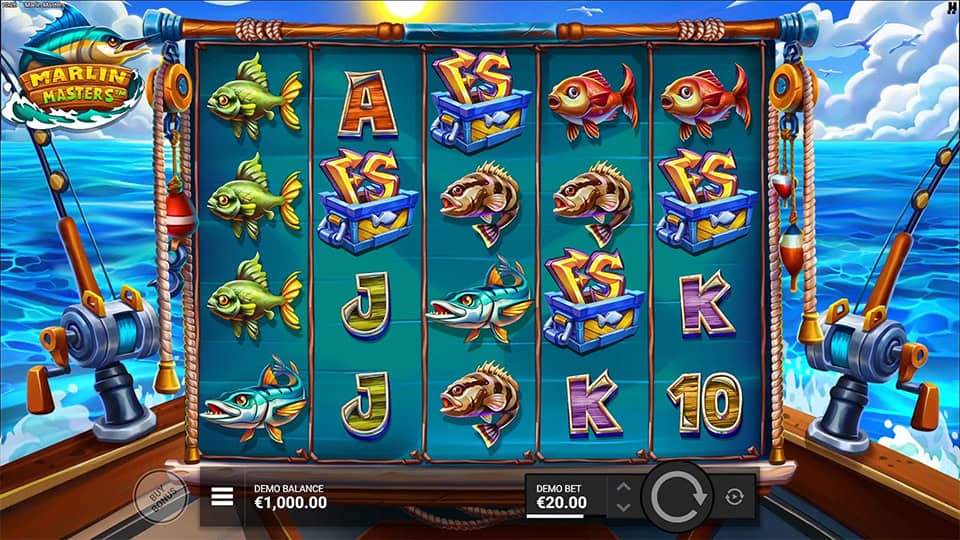 Marlin Masters slot free spins