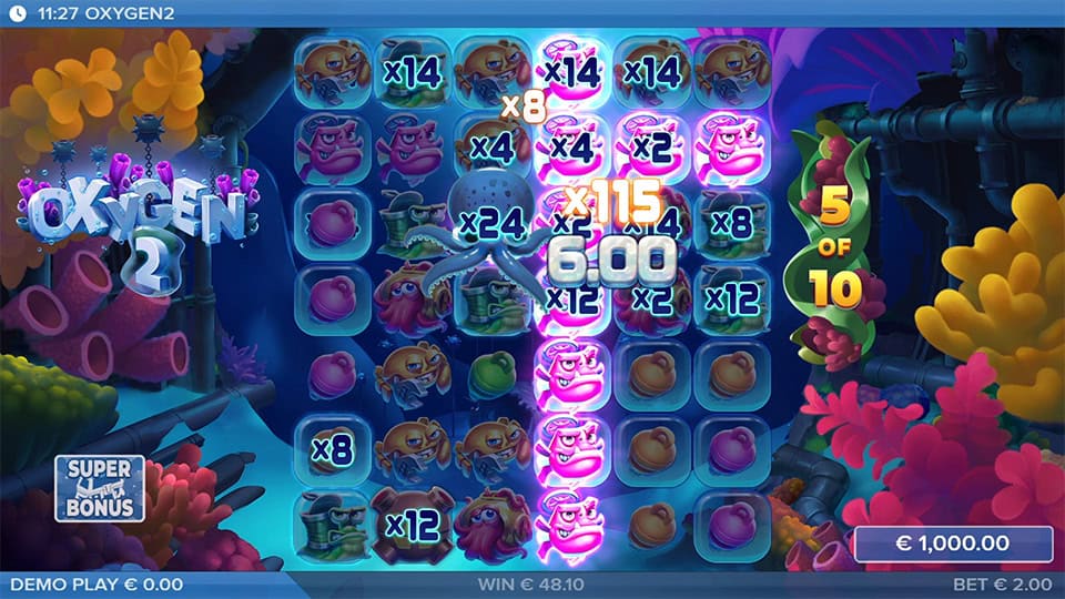 Oxygen 2 slot big win