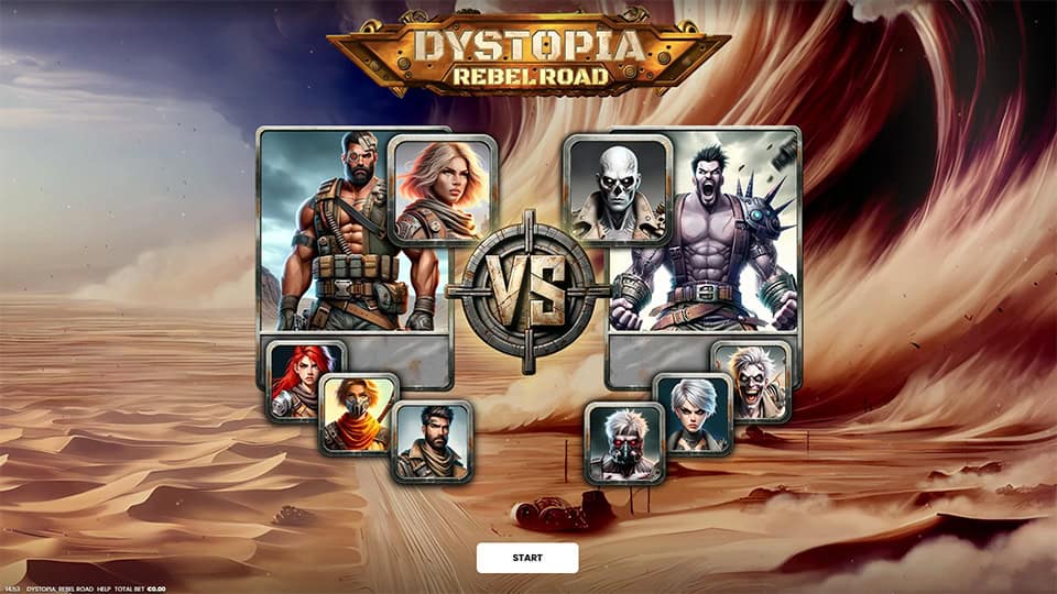 Dystopia Rebel Road slot features