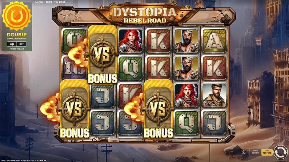 Dystopia Rebel Road slot free spins