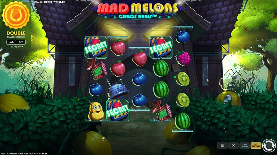 Mad Melons Chaos Reels slot free spins