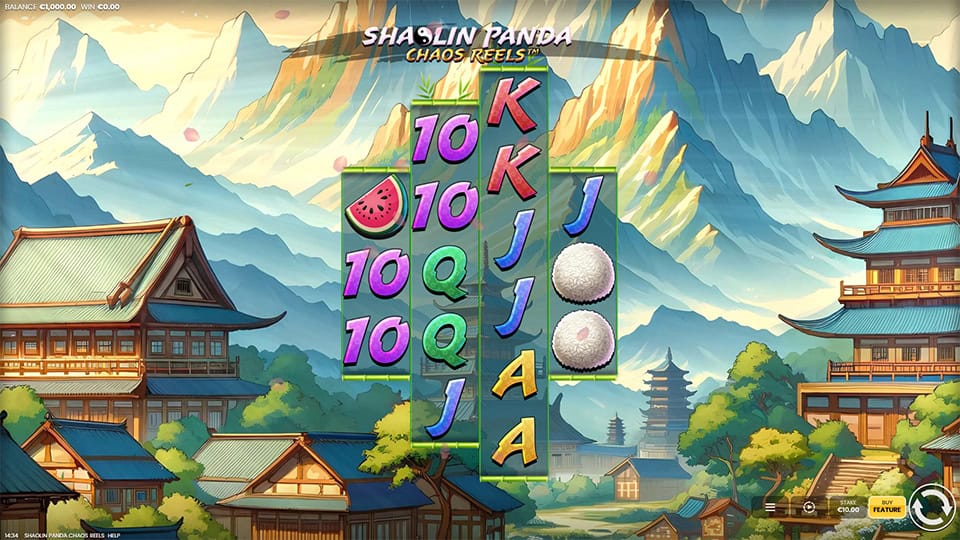 Shaolin Panda Chaos Reels slot