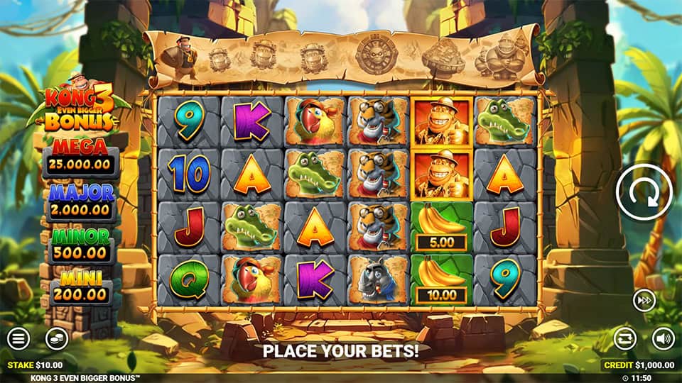 Kong 3 Even Bigger Bonus slot